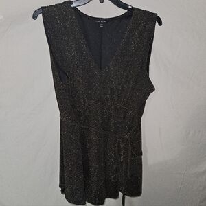 Lane Bryant Glittery Sleeveless Top